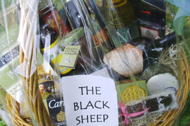 Wine Gift Basket/ Box from Harpswell, The Black Sheep Wine Shop